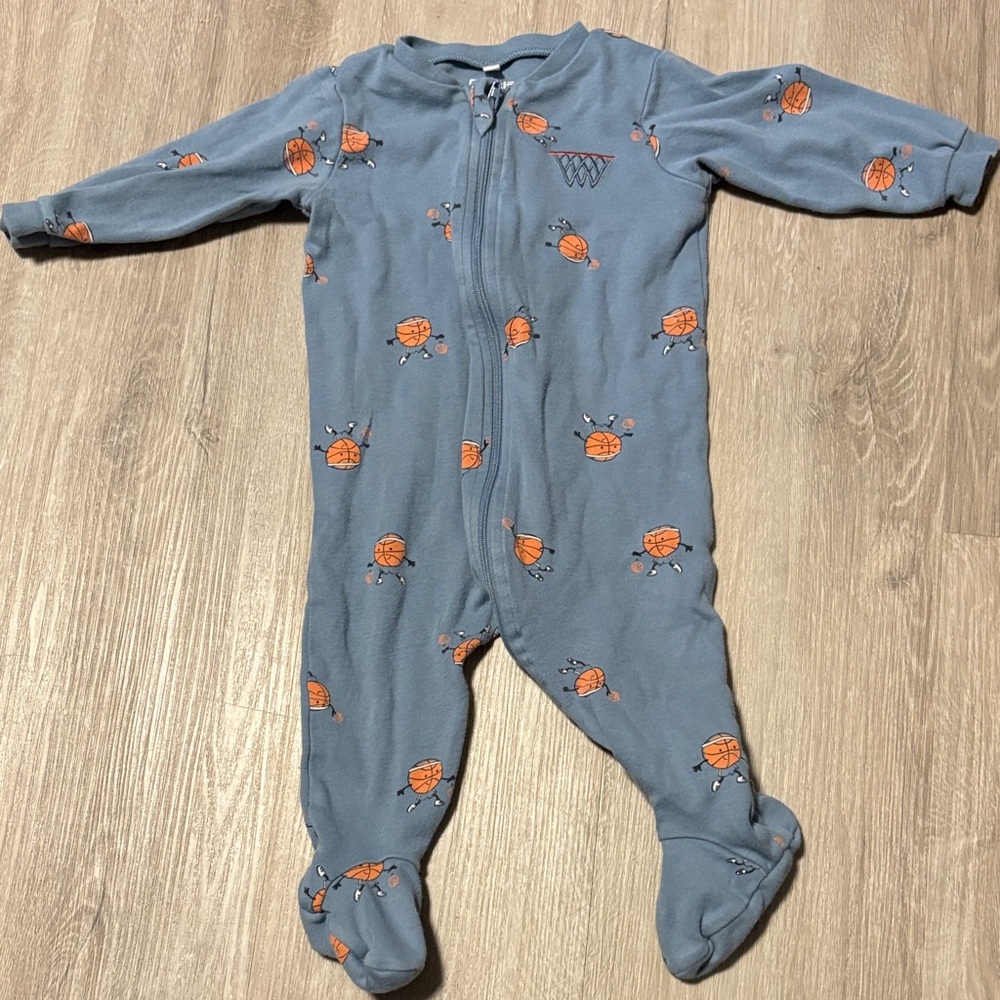 Pekkle Blue‎ and Orange Kids One Piece